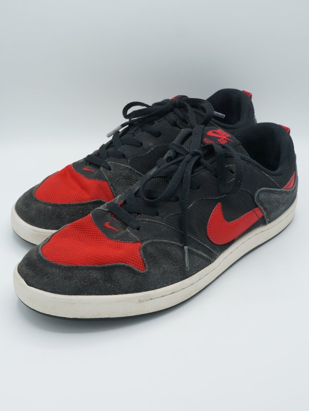 Nike SB Alleyoop Men's Size 13 Black University Red Skate Shoes CJ0882-006